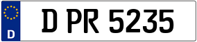 Truck License Plate